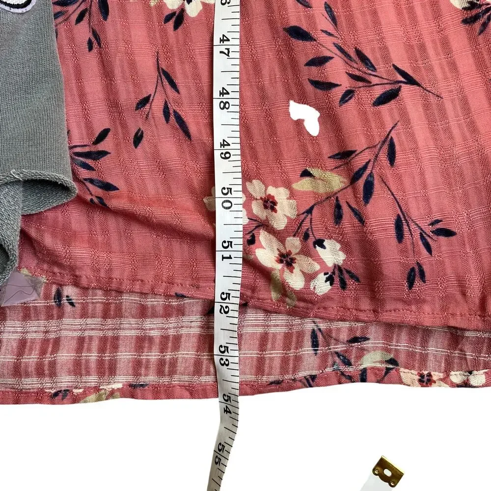 J. Jill Sz 3X NWT Dusty Rose Tiered Floral Sleeveless Rayon Maxi Dress - Picture 14 of 16